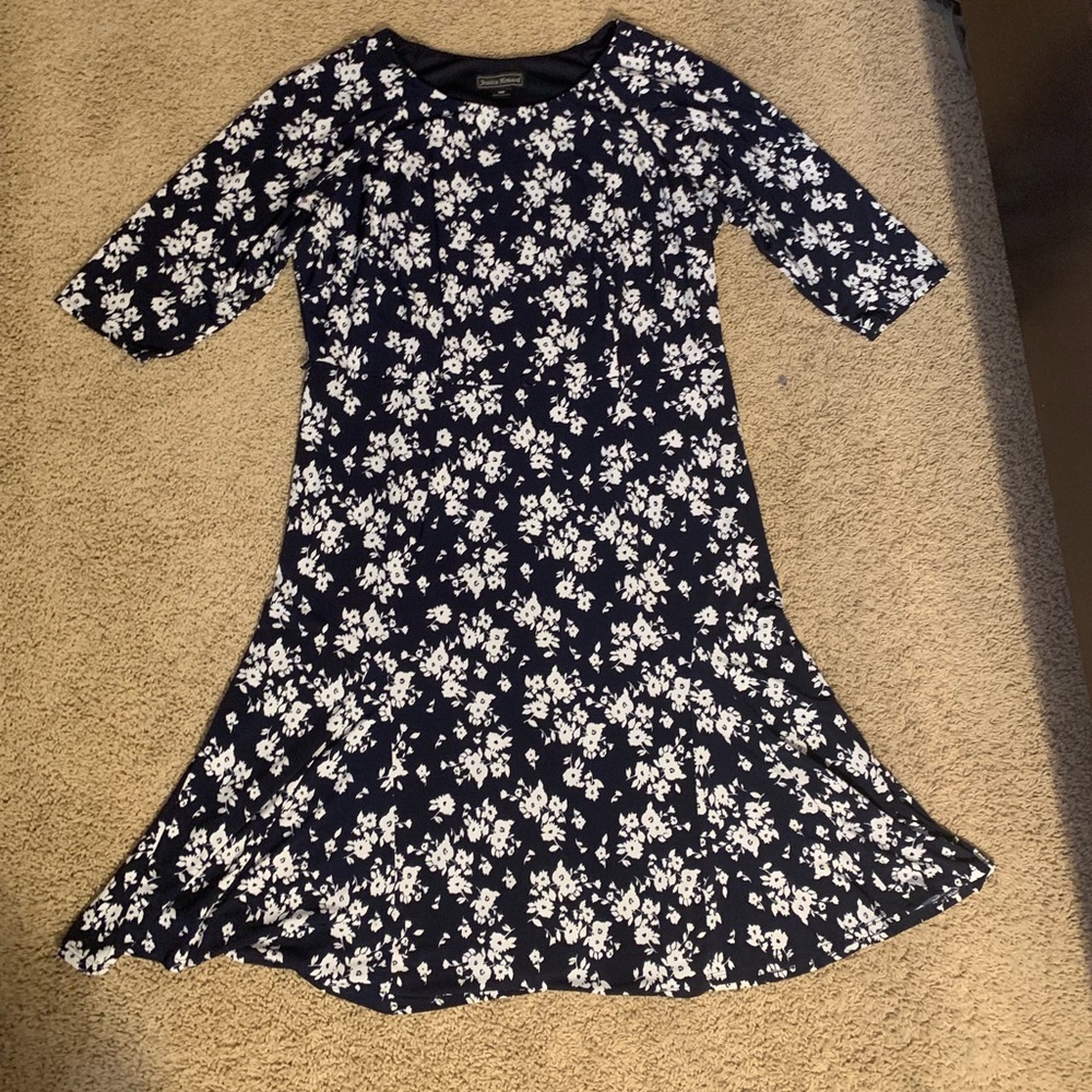 Jessica Howard navy Floral 14w Dress